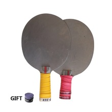 Lâmina de metal para raquete de tênis de mesa, raquete de ping pong para treinamento de peso, raquete de ferro 2024 - compre barato