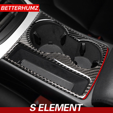 Interior Carbon Fiber Water Cup Holder decor car sticker S element Trim Cover For Audi A4 A5 2009-2016 Car Styling accessories 2024 - buy cheap