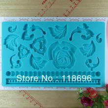 Rosa Novo estilo de grande venda quente por atacado molde de silicone de chocolate fondant Bolo decoração molde 2024 - compre barato
