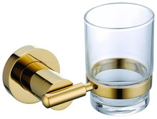 Frete grátis acabamento dourado design redondo copo único porta copo copo copo 2024 - compre barato