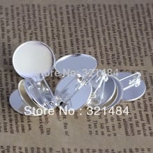 Free shipping!!! 200pcs Shiny silver plated metal Safety pin 20mm Teeth Brooch Base Cabochon setting blanks 2024 - buy cheap