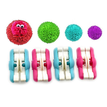 2pcs/lot Mini Pompom Pom-pom Maker for Fluff Ball Weaver Needle Knitting Craft DIY Wool Knitting Craft Tool Set Decoration 2024 - buy cheap