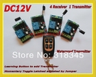 Sistema de interruptores de controle remoto sem fio, rf, 1 (controlador), transmissor + 4 receptores (interruptores), 12v, 10a, 315/433mhz, autoporta, janela led 2026 - compre barato Sistema de interruptores de controle remoto sem fio, rf, 1 (controlador), transmissor + 4 receptores (interruptores), 12v, 10a, 315/433mhz, autoporta, janela led 2026 - compre barato