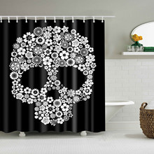 180x200cm Scary Rusty Skull Halloween 3D  Shower Curtain Waterproof Polyester Bathroom Blackout curtain for bathroom cortina 2024 - buy cheap