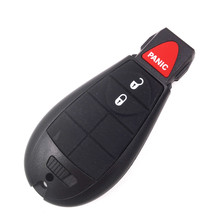 HKCYSEA 2 + 1 паника 3 кнопки 433 МГц умный пульт дистанционного управления автомобильный ключ 46 электронный чип для Jeep foмене для Chrysler с необработанным лезвием 2024 - купить недорого