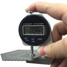 Mini medidor digital de espessura 0.01mm, portátil, eletrônico, indicador de espessura, 12.7mm, ferramenta de medição, testador de mostrador 2024 - compre barato