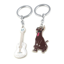 Cute Cartoon Coco Figures Toys Keychain Dante Dog Guitar pendant keychians cute keyrings gift for kids 2024 - buy cheap