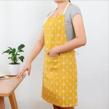 Modern Simple Style Hot Sale High Quality Cotton Women Aprons Adjustable Sleeveless Cooking Work Aprons Kitchen Apron 2024 - buy cheap