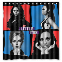 Водонепроницаемая занавеска для душа Little Mix, занавеска для ванной комнаты дома s с 12 крючками, занавеска для ванной из полиэстера 2024 - купить недорого