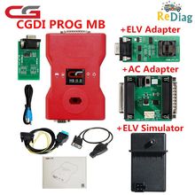 CGDI Prog MB-Adaptador de reparación ELV/simulador ELV/adaptador de CA/EIS 8, para llave de coche Benz, añadir lo más rápido, programador de llaves Benz 2024 - compra barato