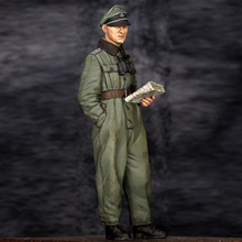 1/35 joachim peiper em jardim, com 2 cabeças diferentes, kit de resina de soldados gk, sem cor revestida 2024 - compre barato