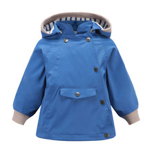 Chaqueta cortavientos para niños y niñas, abrigos con capucha, prendas de vestir exteriores para primavera y otoño 2024 - compra barato