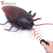 TOFOCO Free Ship Remote Control Cockroach Real Looking Toy RC Infrared BIRTHDAY GIFT Novelty Shocker Gags Practical Jokes Prank 2024 - buy cheap