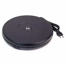 25cm Black Diameter Electric Rotary Heavy Duty Rotating Display Stand Rotary Motorized Turntable with LED Light 2024 - buy cheap