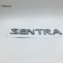 Cafoucs For Nissan Sentra Rear Trunk Lift Gate Chrome Emblem Nameplate 2024 - buy cheap