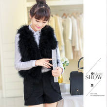 Fashion Women Winter Coat Faux Fake Fur Vests Sleeveless Fur Outerwear Slim V-Neck Warm Vest Jacket Coat Plus Size S-XXXL 2024 - buy cheap
