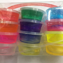 Plastilina de colores para niños, arcilla de colores transparente para jugar al barro, juguete suave para niños, barro de burbujas, 12 unidades 2024 - compra barato
