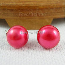 Conjunto de pendientes de perlas de agua dulce, joyería de perlas de Color Natural AAA, 7-8MM, venta al por mayor, envío gratis 2024 - compra barato