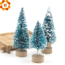 1pc árvore de natal 3 tamanhos mini natal um pequeno pinheiro colocado no desktop casa/festa de natal decoração presentes 2024 - compre barato