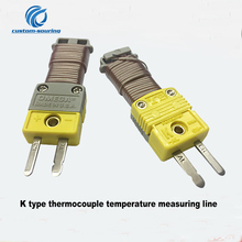 Original 2pc 1M K tipo termopar enchufe SMPW-K-M TT-K-30 de bobinado manija Temperatura del termopar línea de medición 2024 - compra barato