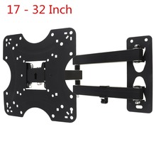 Adjustable Frosted Material TV Wall Mount Bracket Flat Panel TV Frame with Accessories for 17 - 32 Inch LCD LED Monitor Flat Pan 2024 - buy cheap