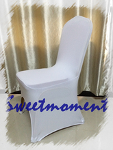 100 White Spandex Chair Cover For Wedding Lycra Chair Covers Free Shipping To Russia low price big discount 2024 - buy cheap