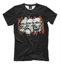 Lenin Marx Engels New T-Shirt Ussr Soviet Union Retro Russia Moscow Hot Selling Top Fitness Clothing Tops Male Print Tee Shirt 2024 - buy cheap