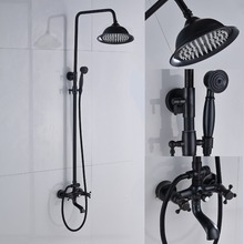 Wall Mount Bathroom Shower Faucet Handheld Wand Shower Sprayer Tub Mixer Tap Set KD223 2024 - buy cheap