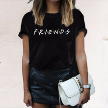 Женская футболка GAAJ "Friends", Футболка с коротким рукавом и круглым вырезом VB579 # 2024 - купить недорого
