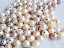 Free shipping!!! 200 Pieces 9-10mm Purple Natural Freshwater Potato Pearl With 2.5mm Hole LK-3669 2024 - buy cheap