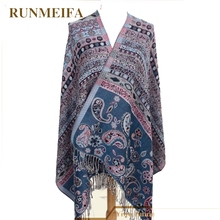 Hot New Fashion Pashmina Cashmere Women's Scarves Paisley flower style Stole Shawl Wrap summer winter spring Scarf for lady 2024 - buy cheap