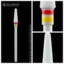 Conical Shape-Double Fine-White Solid Ceramic(6300805) - WILSON Ceramic Nail Drill Bit & Zirconia Ceramic Dental Burs 2024 - buy cheap