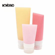 3pcs/set Sector Shaped Travel Bottles Squeezable & Refillable Travel Containers For Shampoo, Conditioner, Lotion, Toiletries 2024 - buy cheap