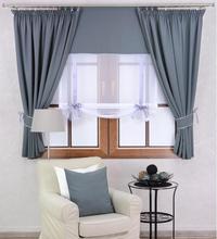 Cortina de tule puro branco com babados, cortina transparente para cozinha, tratamento de janela de varanda, fios de voile de cozinha pura 2024 - compre barato