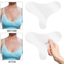 Newly high quality Reusable Anti-Wrinkle Chest Pad T shape Silicone Care Skin-friendly Pads for Anti Aging Eliminate Wrinkles 2024 - buy cheap