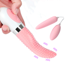 Vagina Masturbator Tongue Vibrator for women Vibrating Tight Oral Licking Clitoris Stimulator Erotic Sex Toys for Woman 2024 - buy cheap