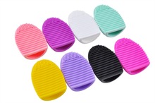 1 pc MakeUp Washing Brush Silica Glove Scrubber Board Cosmetic Clean Tools Finger Glove Silicone Scrubber Hand Cleaning Tools 2024 - buy cheap