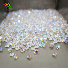 1.4mm AB Colors Cubic Zirconia Stone Round Cut Mix-Color Loose CZ Stone Synthetic Gems 2024 - buy cheap