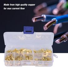 150pcs/lot Copper Circular Splice Terminal Wire Connectors Assortment Kit cable terminal wire connector round 2024 - buy cheap