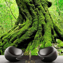 Пользовательские фото обои 3D Европейский зеленый лес деревья 3D Природа Пейзаж спальня гостиная диван фон 3D обои фрески 2024 - купить недорого