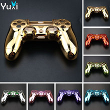 YuXi For PS4 Replacement Chrome front & back shell case repair for PS4 Old Version Controller jdm 001 010 Housing Cover Case 2024 - buy cheap