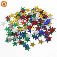 Hot ! About 1000PCS/Bag Table Party Scatters Confetti Gold Silver 10MM Star For Home Garden Wedding Party Table Decoration 2024 - buy cheap