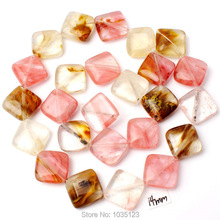 High Quality 14mm Mixed Color Watermelon Crystal Rhombus Shape Gems Loose Beads Strand 15" DIY Creative Jewellery Making w3063 2024 - buy cheap