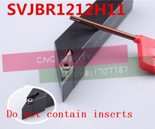 SVJBR1212H11-máquina de torneado de Metal, herramientas de corte de torno, 12x12x100MM, Herramientas de Torneado CNC portaherramientas de torneado exterior, tipo S, SVJBR/L 2024 - compra barato