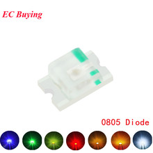 3000 pcs 0805 (2012) SMD Ultra Bright LED Vermelho Amarelo Azul Branco Cor Laranja LED Diodo emissor de Luz Diodo Emissor de luz DIY 2024 - compre barato