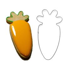 Easter Carrot Stainless Steel Cookie Cutter Biscuit Pastry Cake Decor Baking Fondant DIY Mold Tools 2024 - buy cheap
