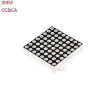 2PCS 3MM 8X8 8*8 red led dot matrix Display module 32MMX32MM Led Lattice Common Anode common cathode CC CA 1088AS 1088BS 2024 - buy cheap