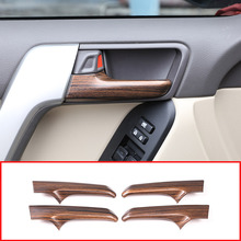 Manija de puerta Interior de coche, embellecedor de ABS para Toyota Land Cruiser Prado FJ150 150 2010-2019, accesorios de Interior de coche, 3 estilos 2024 - compra barato
