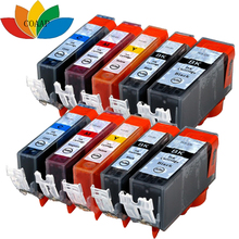 10pk Compatible ink cartridge for canon PGI 220 CLI 221 Pixma IP3600 IP4600 IP4700 MP630 MP640 MP980 MP990 MX860 MX870 Printer 2024 - buy cheap