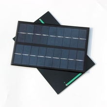 BUHESHUI 3 vatios 9 V 9 V un grado Panel Solar policristalino de célula Solar DIY Solar cargador 125*195*2 MM 4 unids/lote envío gratis 2024 - compra barato
